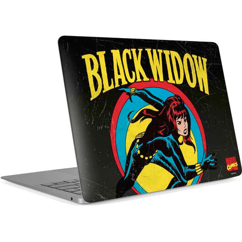 Marvel Classic Comics Black Widow Apple MacBook Air Skin